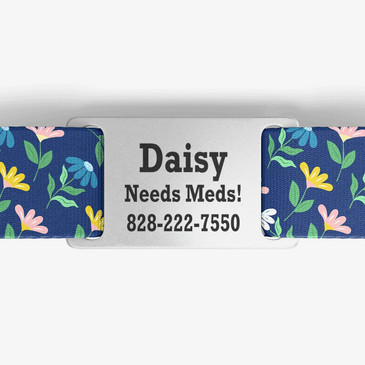 closeup of nameplate personalization